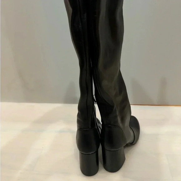 Stuart Weitzman Flareblock 85 Slouch Boot  Size 6.5 New Display Mod. Retail $850 - Picture 4 of 7